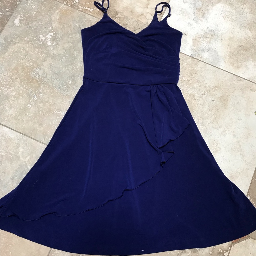 Cute Banana republic indigo blue dress